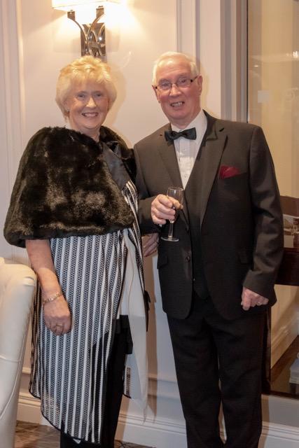 Mr & Mrs Hugh Hawthorne at the BUFC dinner